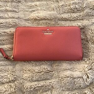 Kate spade zip around wallet